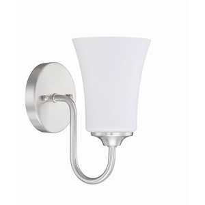 Gwyneth - One Light Wall Sconce in Traditional Style - 5.13 inches wide by 9.5 inches high