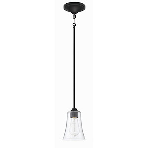 Gwyneth - One Light Mini Pendant in Traditional Style - 5.13 inches wide by 7.75 inches high