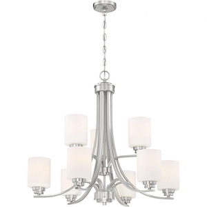 Bolden - Nine Light 2-Tier Chandelier in Transitional Style - 29 inches wide by 26.5 inches high