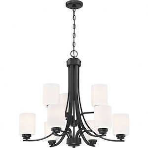 Bolden - Nine Light 2-Tier Chandelier in Transitional Style - 29 inches wide by 26.5 inches high - 1215757