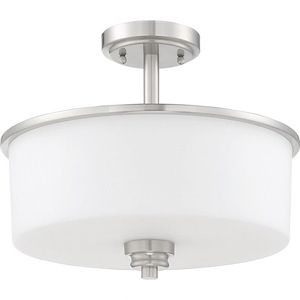 Bolden - Two Light Convertible Semi-Flush Mount in Transitional Style - 13 inches wide by 15 inches high - 921738