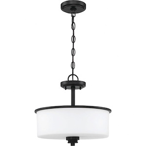 Bolden - Two Light Convertible Semi-Flush Mount in Transitional Style - 13 inches wide by 15 inches high