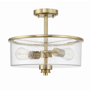 Bolden - 2 Light Convertible Semi-Flush Mount-15 Inches Tall and 13 Inches Wide