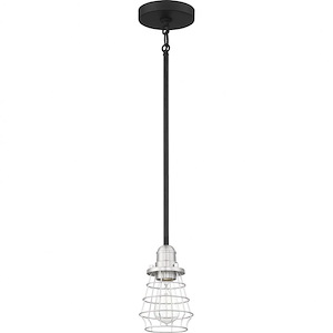 Thatcher - 1 Light Cage Mini Pendant In Transitional/Modern and Contemporary Style-8.63 Inches Tall and 5 Inches Wide