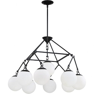 Orion - Nine Light Chandelier - 30 inches wide by 22 inches high - 918421