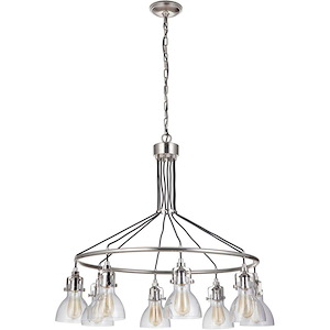 State House - 8 Light Chandelier-34.84 Inch Tall and 37.44 Inch Wide - 918480