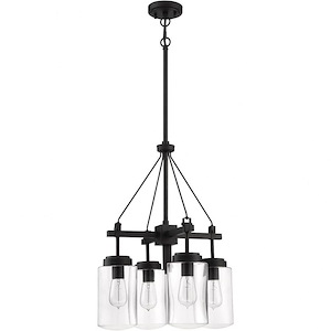 Crosspoint - 4 Light Outdoor Chandelier In Transitional/Modern and Contemporary Style-24.88 Inches Tall and 18.25 Inches Wide - 918297