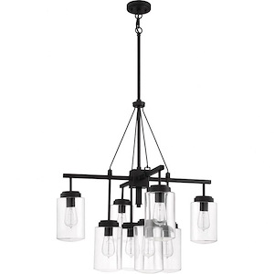 Crosspoint - 8 Light Outdoor Chandelier In Transitional/Modern and Contemporary Style-32.38 Inches Tall and 30.25 Inches Wide