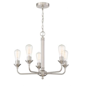 Bridgestone - Five Light Chandelier in Transitional Style - 22.75 inches wide by 18.5 inches high