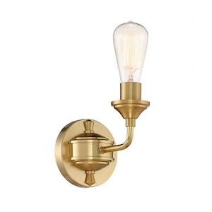 Bridgestone - One Light Wall Sconce in Transitional Style - 5 inches wide by 7.25 inches high - 990819