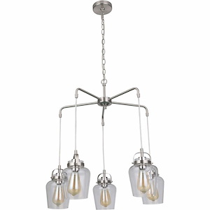 Trystan - Five Light Chandelier in Transitional Style - 27.5 inches wide by 22 inches high - 990915