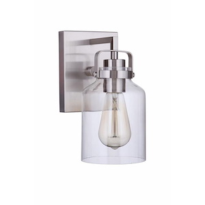 Foxwood - One Light Wall Sconce - 5 inches wide by 9.5 inches high