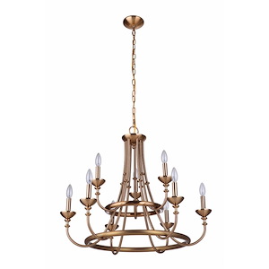 Marlowe - Nine Light Chandelier - 29.88 inches wide by 25.4 inches high