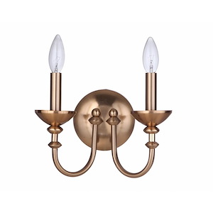 Marlowe - Two Light Wall Sconce - 10.13 inches wide by 8.25 inches high