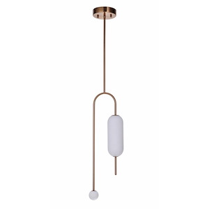 Tuli - 16W LED Pendant - 5.1 inches wide by 26.38 inches high