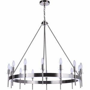 Larrson - 14 Light Chandelier In Transitional Style-33.5 Inches Tall and 36 Inche Wide