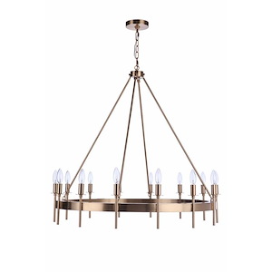 Larrson - 14 Light Chandelier In Transitional Style-33.5 Inches Tall and 36 Inche Wide