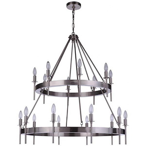 Larrson - 18 Light Chandelier In Transitional Style-38 Inches Tall and 36 Inche Wide - 1116803