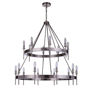 Larrson - 18 Light Chandelier-38 Inch Tall and 36 Inch Wide - 1116803