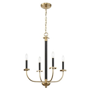 Stanza - 4 Light Chandelier-26.37 Inch Tall and 20.15 Inch Wide - 1371449