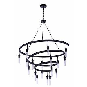 Tranquil - 18 Light Chandelier-45.88 Inches Tall and 34.13 Inches Wide