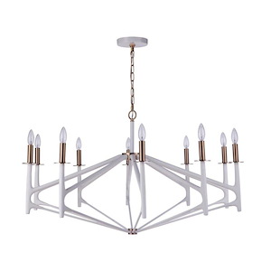The Reserve - 10 Light Chandelier-24.5 Inch Tall and 42.5 Inch Wide - 1338133