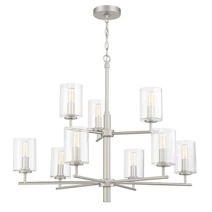 Hailie - 9 Light Chandelier In Transitional Style-26.25 Inches Tall and 32 Inche Wide