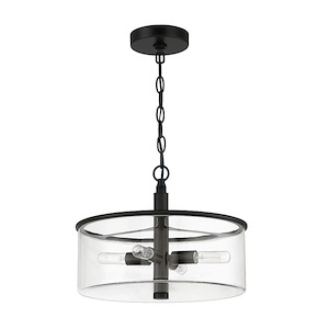 Hailie - 4 Light Convertible Semi-Flush Mount In Transitional Style-10 Inches Tall and 14.13 Inche Wide - 1116814