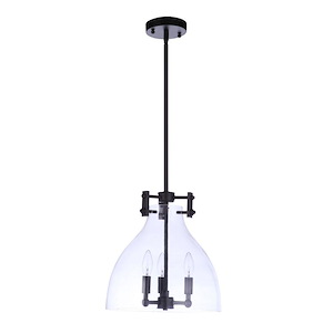 Chardonnay - 3 Light Pendant In Transitional Style-14 Inches Tall and 13.25 Inche Wide - 1116862