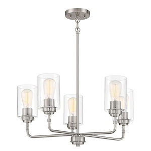 Stowe - 5 Light Chandelier In Transitional Style-13.5 Inches Tall and 23 Inche Wide - 1116820