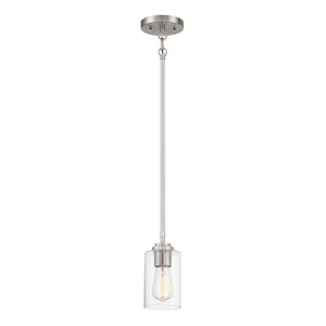 Stowe - 1 Light Mini Pendant In Transitional Style-7 Inches Tall and 5.13 Inche Wide