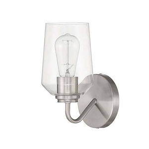 Shayna - 1 Light Wall Sconce In Transitional Style-10.75 Inches Tall and 5 Inche Wide
