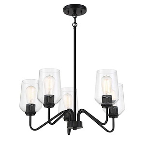 Shayna - 5 Light Chandelier In Transitional Style-10.63 Inches Tall and 23 Inche Wide