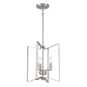 Shayna - 3 Light Foyer In Transitional Style-14 Inches Tall and 13 Inche Wide