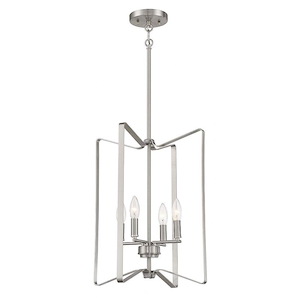 Shayna - 4 Light Foyer In Transitional Style-19 Inches Tall and 15 Inche Wide