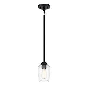 Shayna - 1 Light Mini Pendant In Transitional Style-7.5 Inches Tall and 5.13 Inche Wide - 1116834