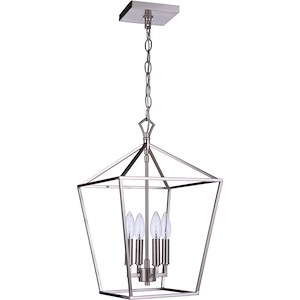 Flynt II - 4 Light Foyer In Transitional Style-19.5 Inches Tall and 12 Inche Wide - 1116878