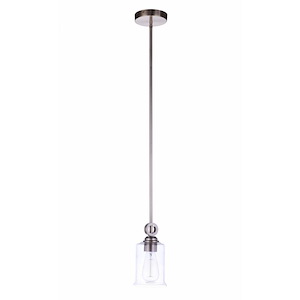 Romero - 1 Light Mini Pendant In Transitional Style-8.88 Inches Tall and 5 Inche Wide