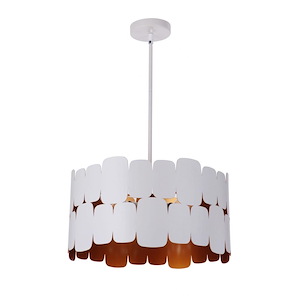 Sabrina - 4 Light Pendant In Contemporary Style-9.25 Inches Tall and 18 Inches Wide - 1274840