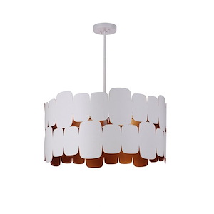 Sabrina - 5 Light Pendant In Contemporary Style-12.75 Inches Tall and 25 Inches Wide
