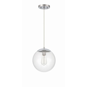 Gaze - 1 Light Pendant In Contemporary Style-10.88 Inches Tall and 10 Inches Wide - 1274844