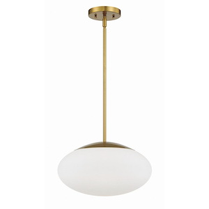 Gaze - 1 Light Pendant In Contemporary Style-8 Inches Tall and 14 Inches Wide - 1274847
