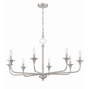 Jolenne - 8 Light Chandelier In Traditional Style-22.99 Inches Tall and 38.03 Inches Wide