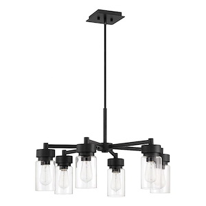 Bennet - 6 Light Outdoor Chandelier-16.88 Inches Tall and 28 Inches Wide