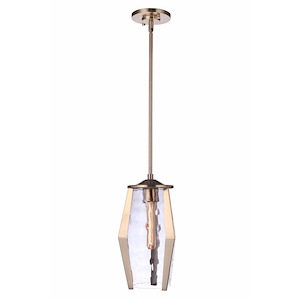 Guiding Star - 1 Light Mini Pendant In Traditional Style-13.88 Inches Tall and 8.25 Inches Wide - 1274871