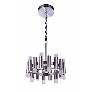 Simple Lux - 48W 16 LED Chandelier In Contemporary Style-17.32 Inches Tall and 15.94 Inches Wide - 1274878