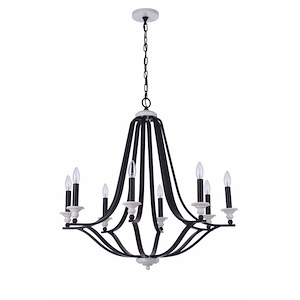 Esme - 8 Light Chandelier In Traditional Style-31.5 Inches Tall and 31.69 Inches Wide