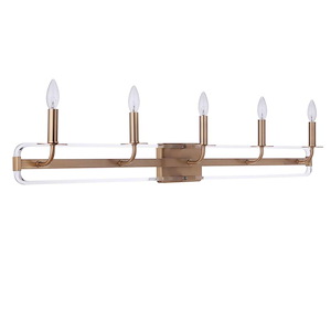 Graclyn - 5 Light Bath Vanity In Traditional Style-7.68 Inches Tall and 44.88 Inches Wide - 1274888