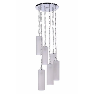 Myos - 6 Light Pendant In Traditional Style-13.5 Inches Tall and 15.16 Inches Wide