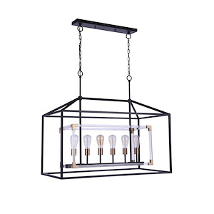 Aaron - 6 Light Island-38.75 Inch Tall and 19 Inch Wide - 1338139